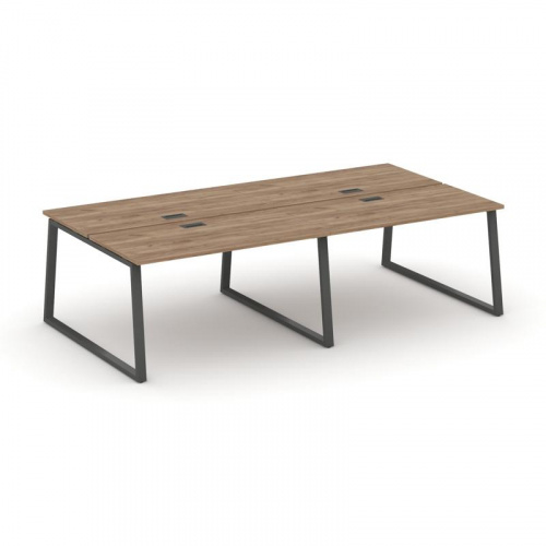 Style Project Рабочая станция 2-х сторон. SN-6T1.DRS-042 Акация Лорка/Металл Антрацит/Заглушка Пласт фото 23