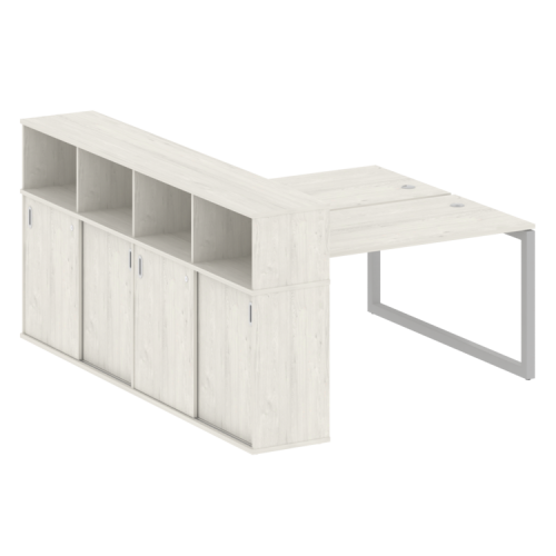 Бенч-система с шкафом-купе на О-обр. м/к Metal System Quattro 50БО.РС-СШК-4.3 фото 13