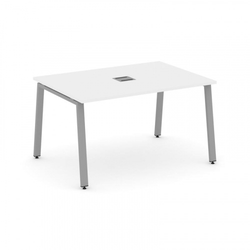 Style Project Стол переговорный SN-6A.SPRG-003 Дуб Табак/Металл Белый 1380*980*750 фото 5