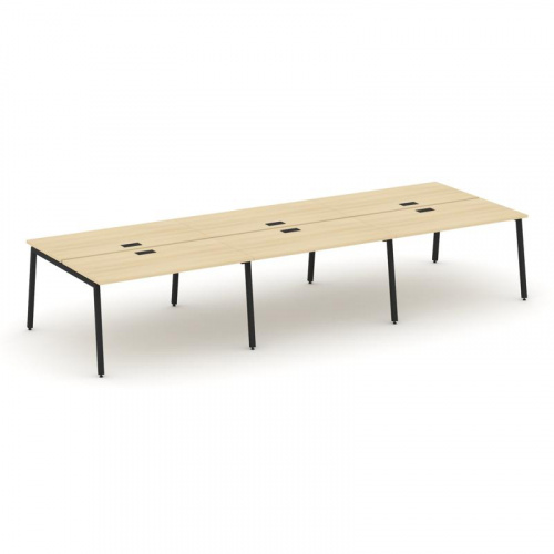 Style Project Рабочая станция 2-х сторон. SN-4A.DRS-074 Антрацит/Металл Антрацит 4740*1432*750 фото 12