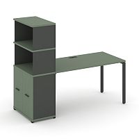 Стол офисный с опорным распашным шкафом Concept CN.SP-231