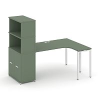 Стол эргономичный с опорным распашным шкафом Concept CN.SA-215(L)