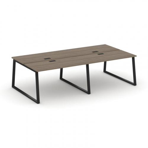 Style Project Рабочая станция 2-х сторон. SN-6T1.DRS-042 Акация Лорка/Металл Антрацит/Заглушка Пласт фото 9