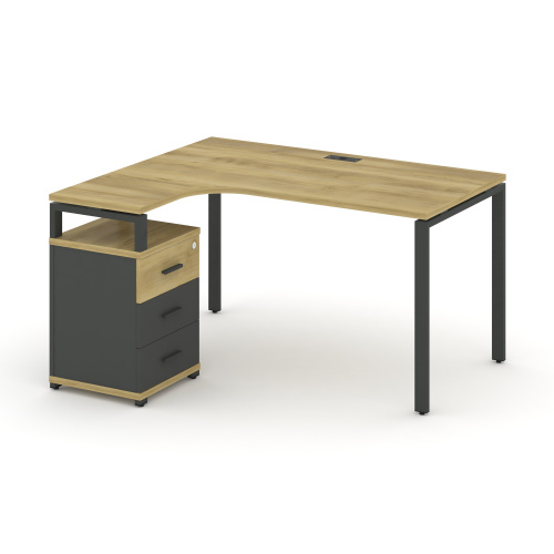 Стол эргономичный с опорной тумбой Concept CN.SA-305(L)