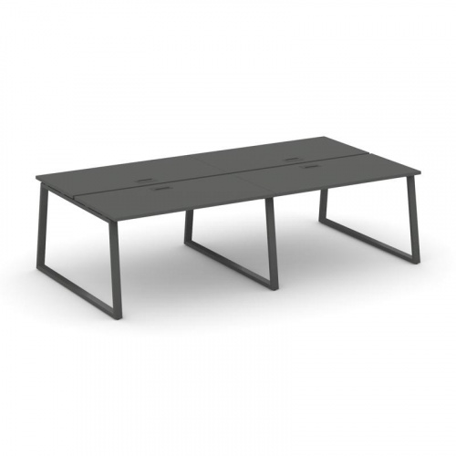 Style Project Рабочая станция 2-х сторон. SN-6T1.DRS-042 Акация Лорка/Металл Антрацит/Заглушка Пласт фото 27