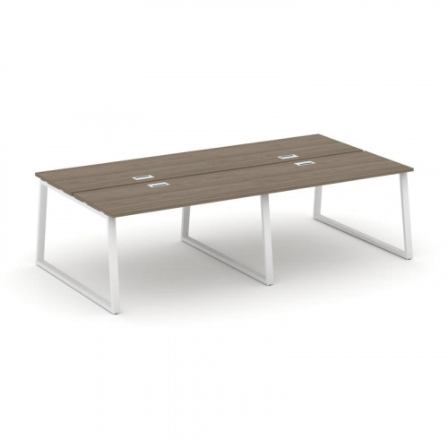 Style Project Рабочая станция 2-х сторон. SN-6T1.DRS-042 Акация Лорка/Металл Антрацит/Заглушка Пласт фото 15