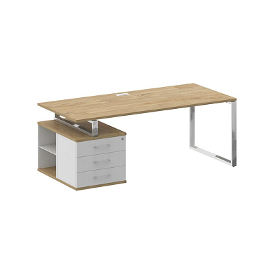 Стол руководителя (С опорной тумбой) Shift SK.SRT-200 (L)