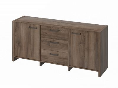 Тумба трехсекционная FB-13-01.D. Орех Пацифик Табак