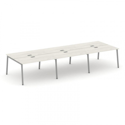 Style Project Рабочая станция 2-х сторон. SN-4A.DRS-074 Антрацит/Металл Антрацит 4740*1432*750 фото 9