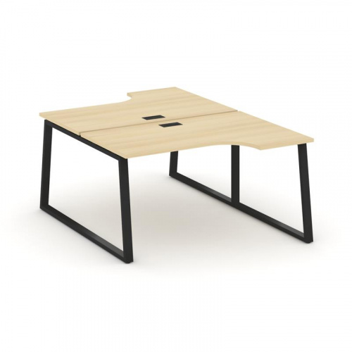 Style Project Рабочая станция эргоном. SN-6T1.DRPA-021 Акация Лорка/Металл Антрацит/Заглушка Пластик фото 4