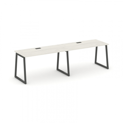 Style Project Рабочая станция 1 сторон. SN-4T1.ORS-023 Акация Лорка/Металл Антрацит/Заглушка Пластик фото 9