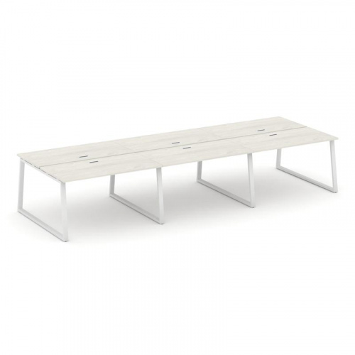 Style Project Рабочая станция 2-х сторон. SN-6T1.DRS-073 Акация Лорка/Металл Антрацит/Заглушка Пласт фото 13