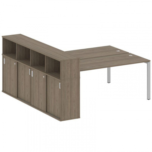 Бенч-система с шкафом-купе на П-обр. м/к Metal System БП.РС-СШК-4.5 фото 13