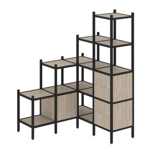 Стеллаж офисный угловой Loft VR.L-40 фото 3 Стеллаж офисный угловой Loft VR.L-40 фото 3