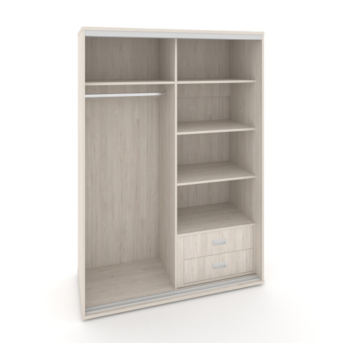 Корпус 2-х секционного шкафа низкого L=1400мм Maris SH.K2-4.2 K1 фото 6