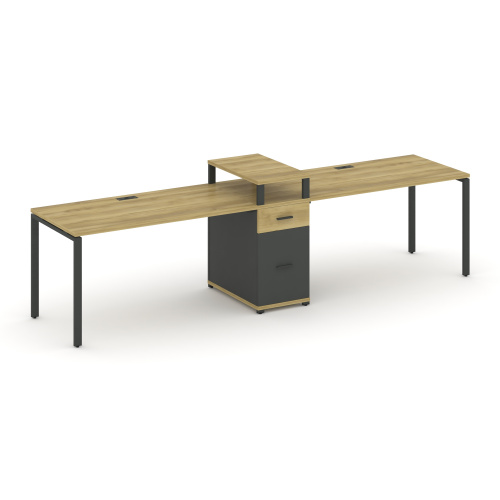 Бенч-система на 2 места с 1 опорной тумбой Concept CN.ORS-421 фото 4