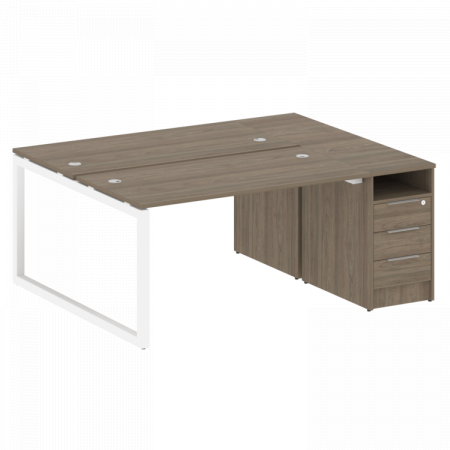 Бенч-система с тумбой на О-обр. м/к Metal System Quattro 50БО.РС-СТП-2.3